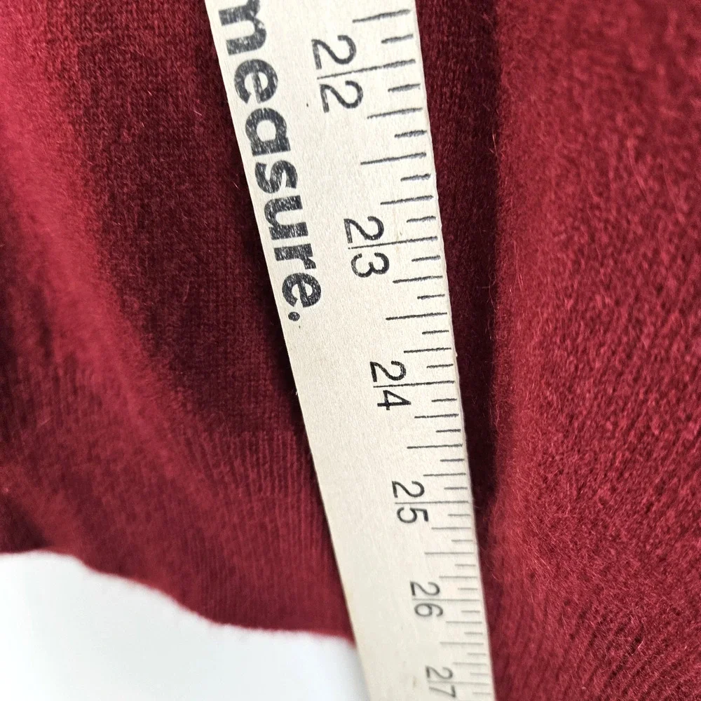 NWT CLUB ROOM Cashmere Sweater Vest Men's Size M red V-Neck 2-Ply $120